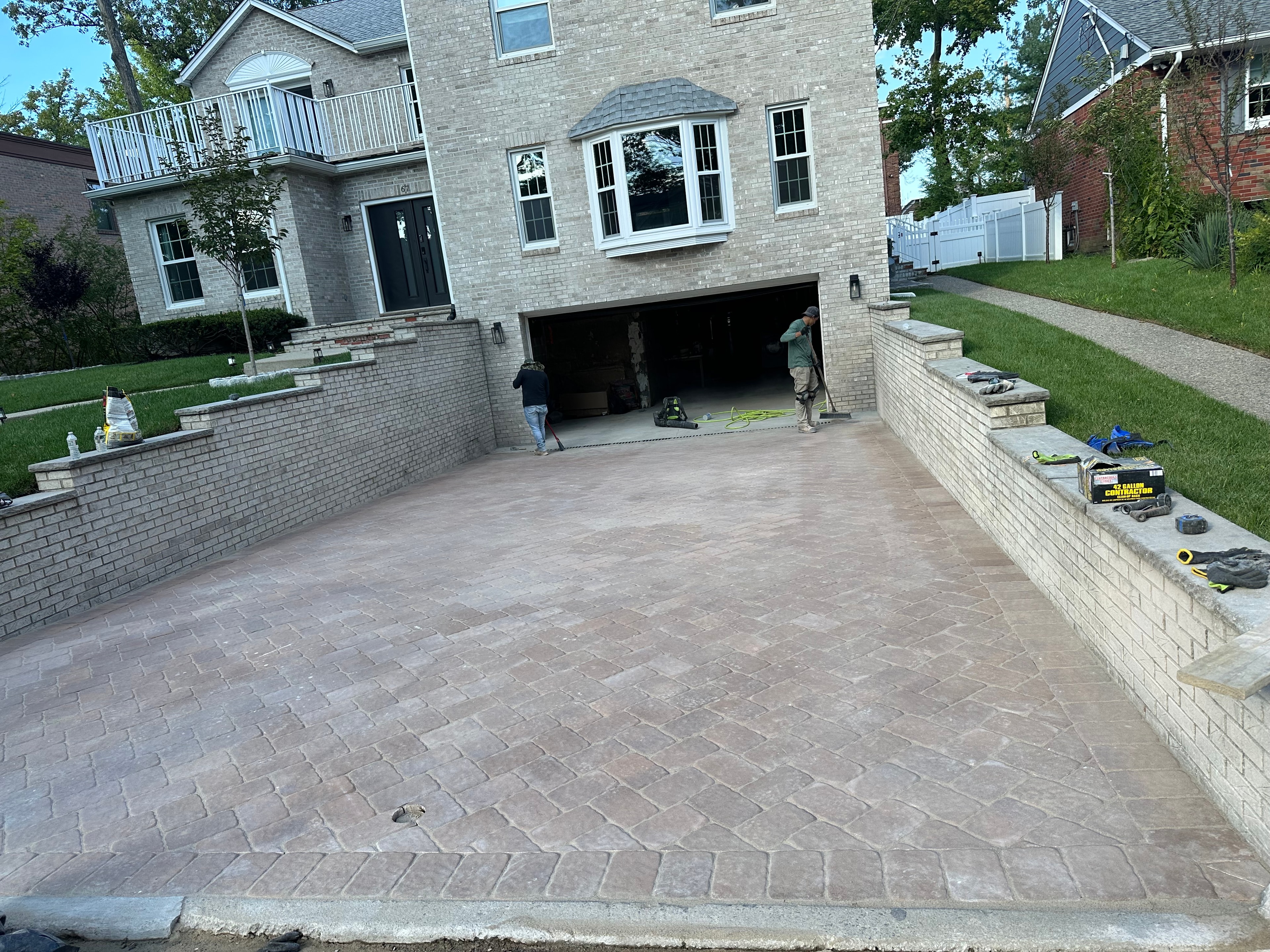 Interlocking paver driveway — Cliffside Park NJ