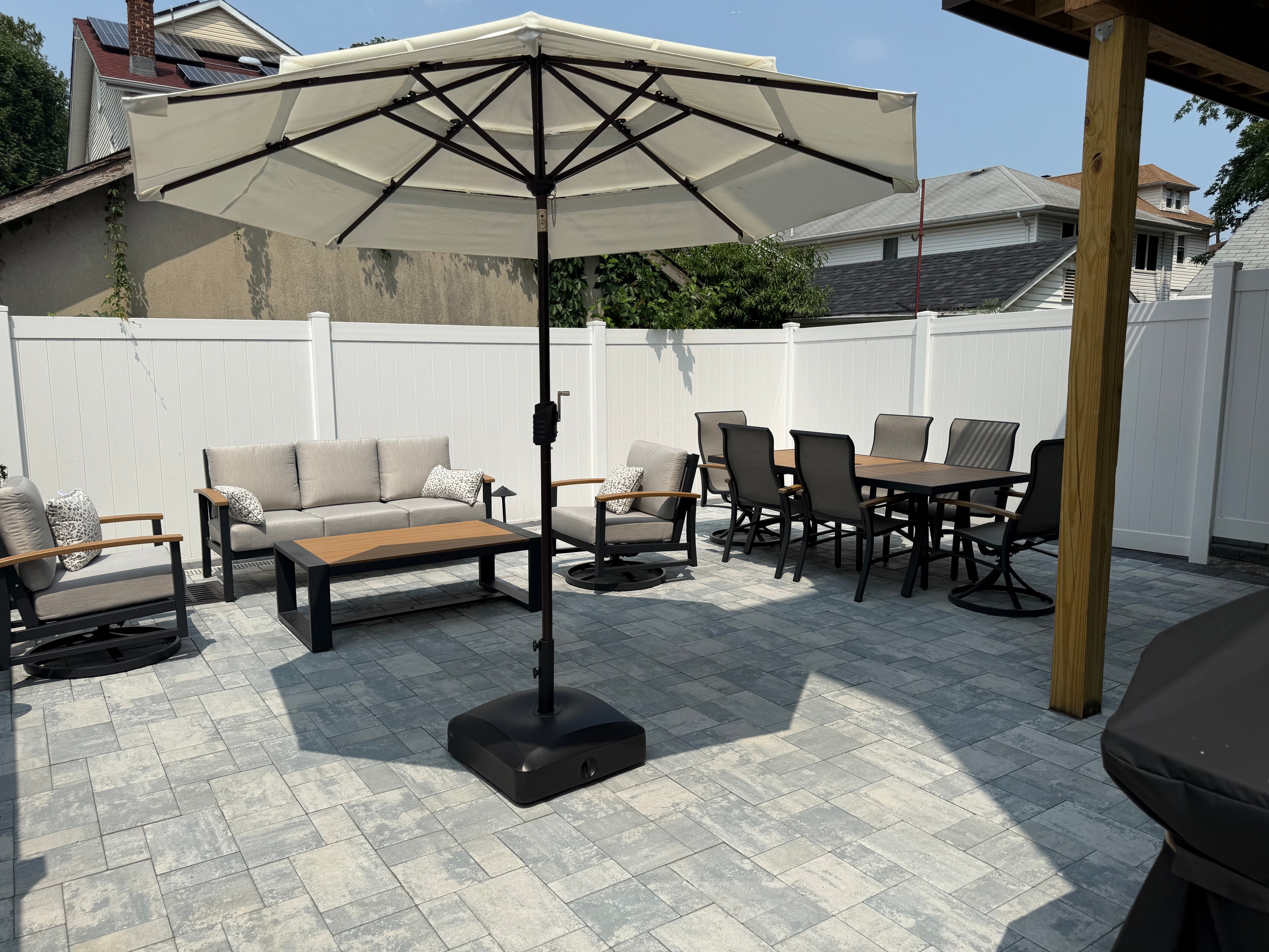 Patio installation project — Fort Lee NJ — JKPOH Exterior Group