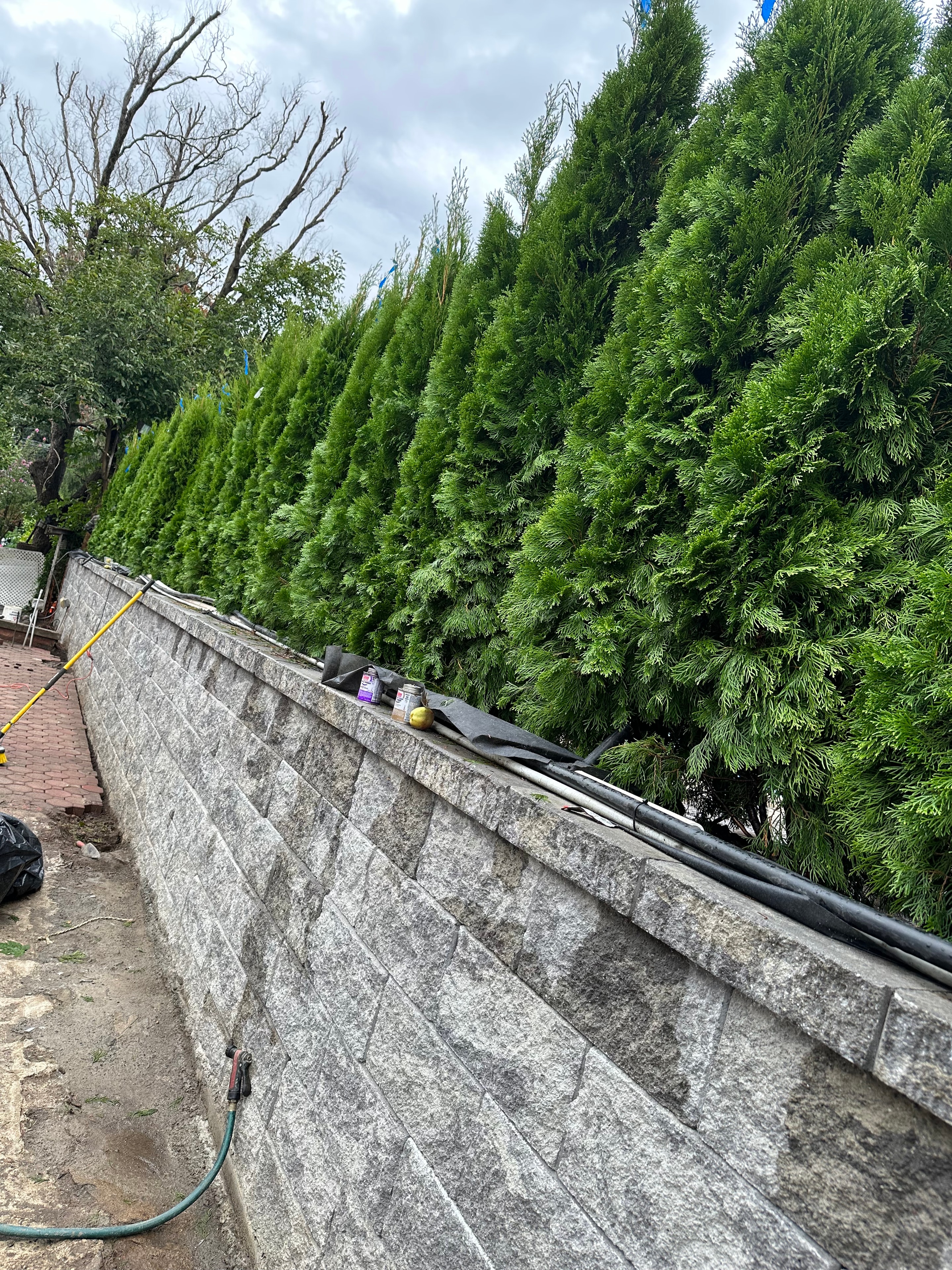 Stone retaining wall — Teaneck NJ hardscaping contractor