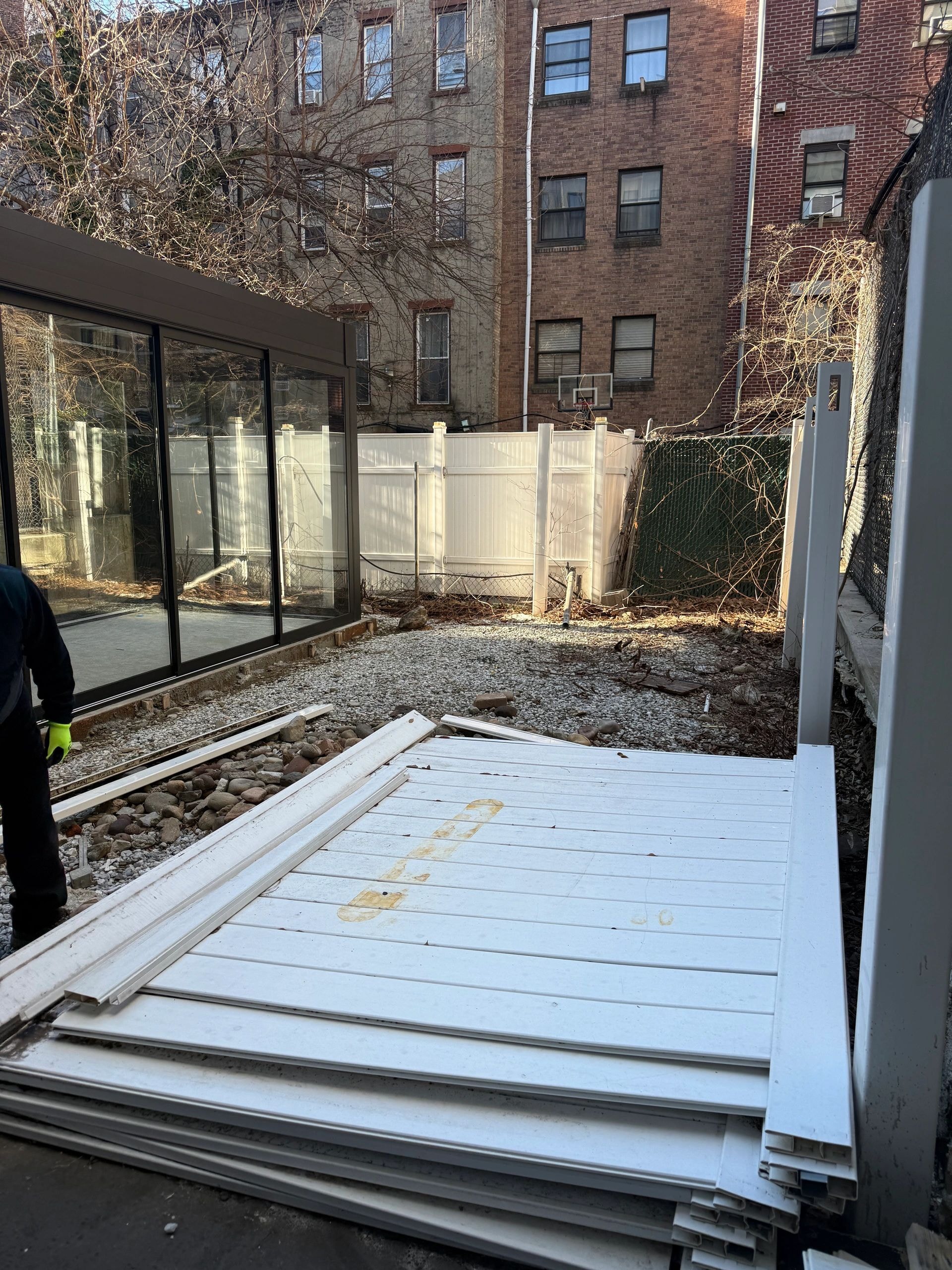 Urban courtyard renovation — Bergen County NJ