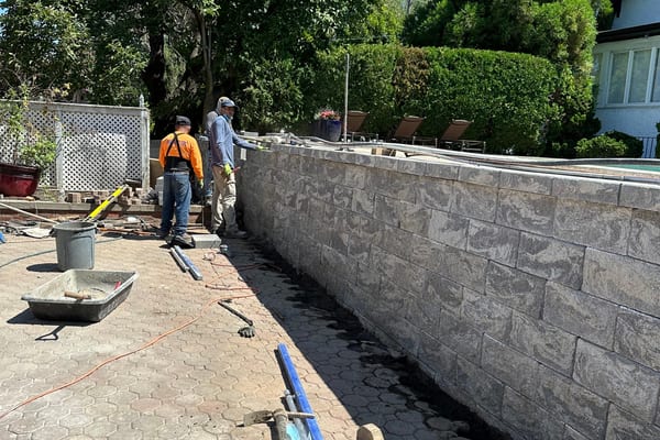 Retaining wall and masonry construction — JKPOH Exterior Group Bergen County NJ