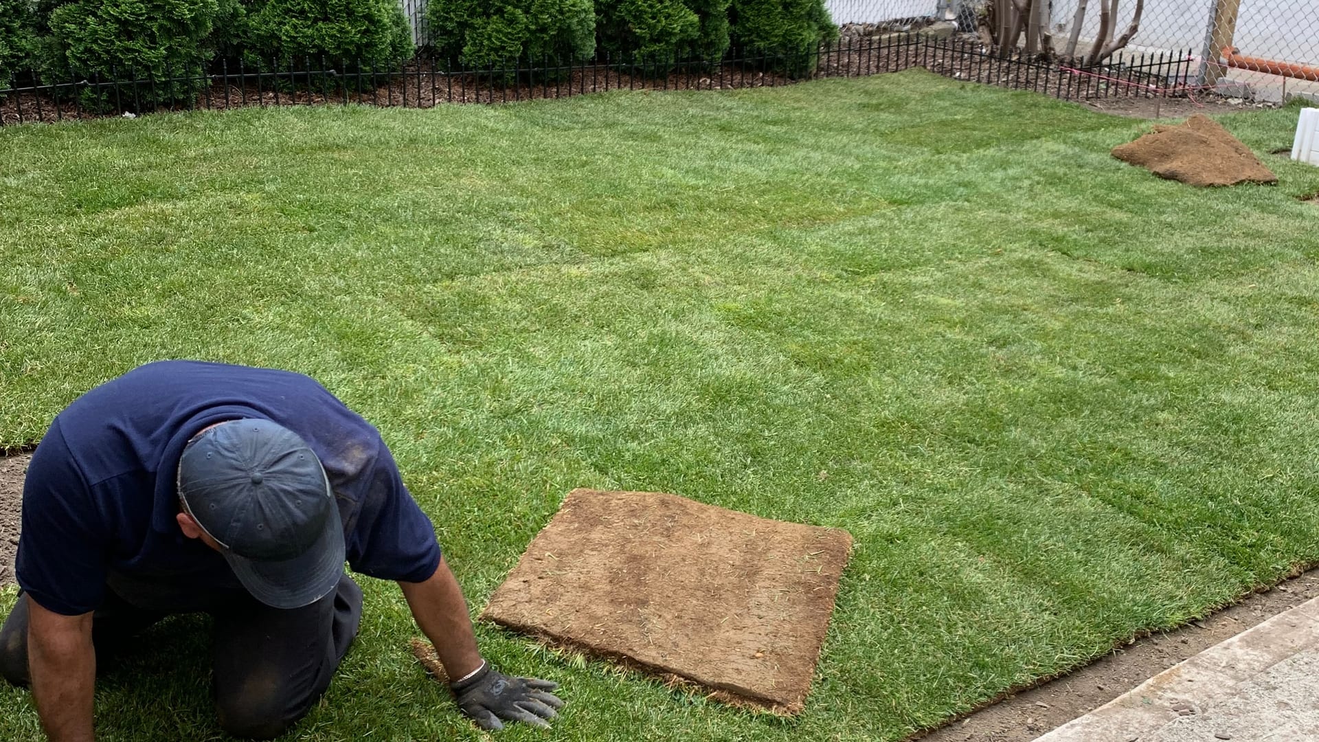 Sod installation service — Bergen County NJ lawn contractor